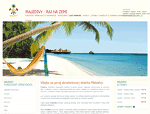 Tablet Screenshot of maldivy.sk